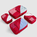 4 Pc Packing Cube Set - Lava Red - Globite