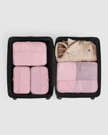 4 Pc Packing Cube Set - Peony Pink - Globite