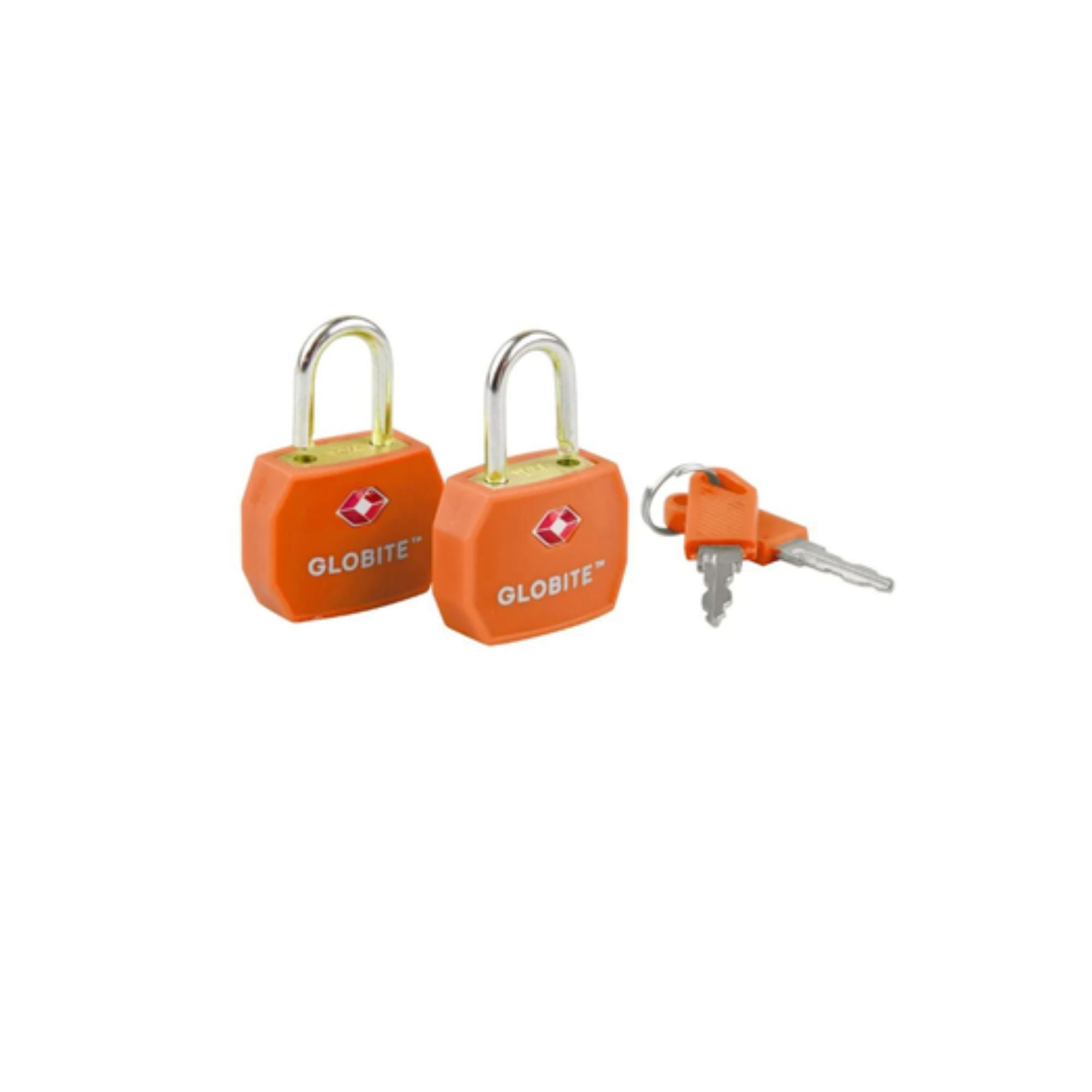 TSA Luggage Locks 2 Pks - Orange - Globite