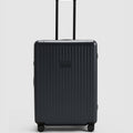 Expandable Medium Check In Suitcase - Caviar Black - Globite