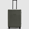 Medium Check In Suitcase - Olivine Green - Globite