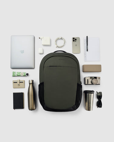 Sutton Everyday Backpack - Olive Green - Globite