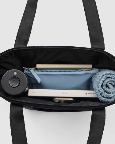 Thea Nylon Tote Bag - Midnight Navy - Globite