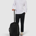 Darley Wheeled Duffle Backpack - Jet Black - Globite