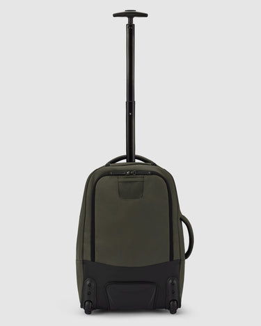 Darley Wheeled Duffle Backpack - Olive Green - Globite