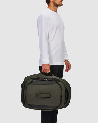 Darley Wheeled Duffle Backpack - Olive Green - Globite