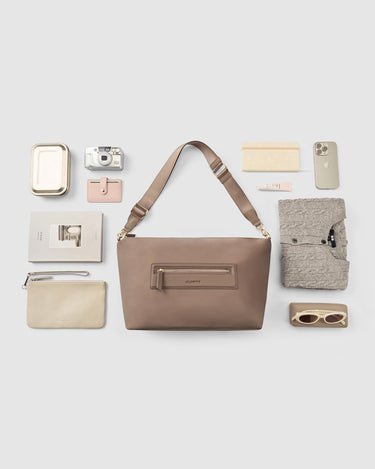 Frankie Shoulder Bag - Taupe - Globite