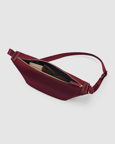 Ines Mini Sling Handbag - Burgundy - Globite