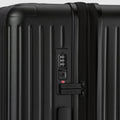 Expandable Medium Check In Suitcase - Caviar Black - Globite