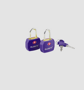 TSA Luggage Locks 2 Pks - Purple - Globite