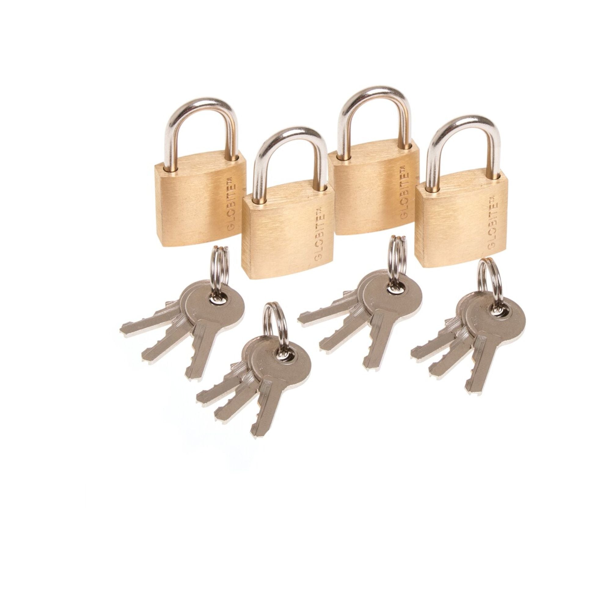 Brass Lock 4pk - Globite