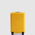 Gold Yellow Hard Carry On Suitcase - front