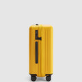 Yellow carry on suitcase, TSA locks and wheels 