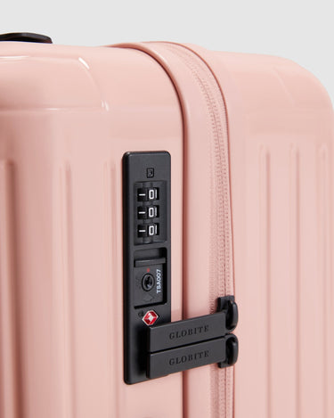 Carry On Suitcase - Whisper Pink - Globite