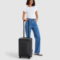 Carry On Suitcase with Laptop Compartment - Caviar - Globite