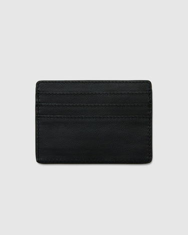 Leather Card Holder - Black - Globite