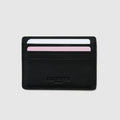 Leather Card Holder - Black - Globite