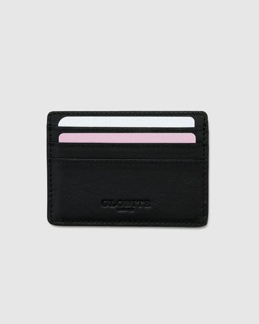 Leather Card Holder - Black - Globite