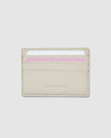 Leather Card Holder - Cinder Grey - Globite