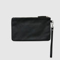 Leather Clutch Travel Pouch - Black - Globite