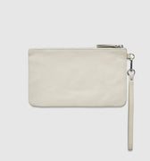 Leather Clutch Travel Pouch - Cinder Grey - Globite