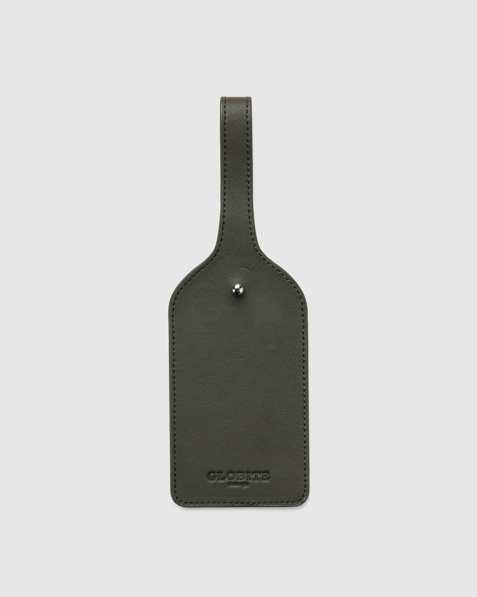 Leather Luggage Tag - Orage Grey - Globite