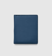 Leather Slim Bifold Wallet - Night Blue - Globite