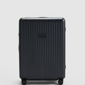 Medium Check In Suitcase - Caviar - Globite