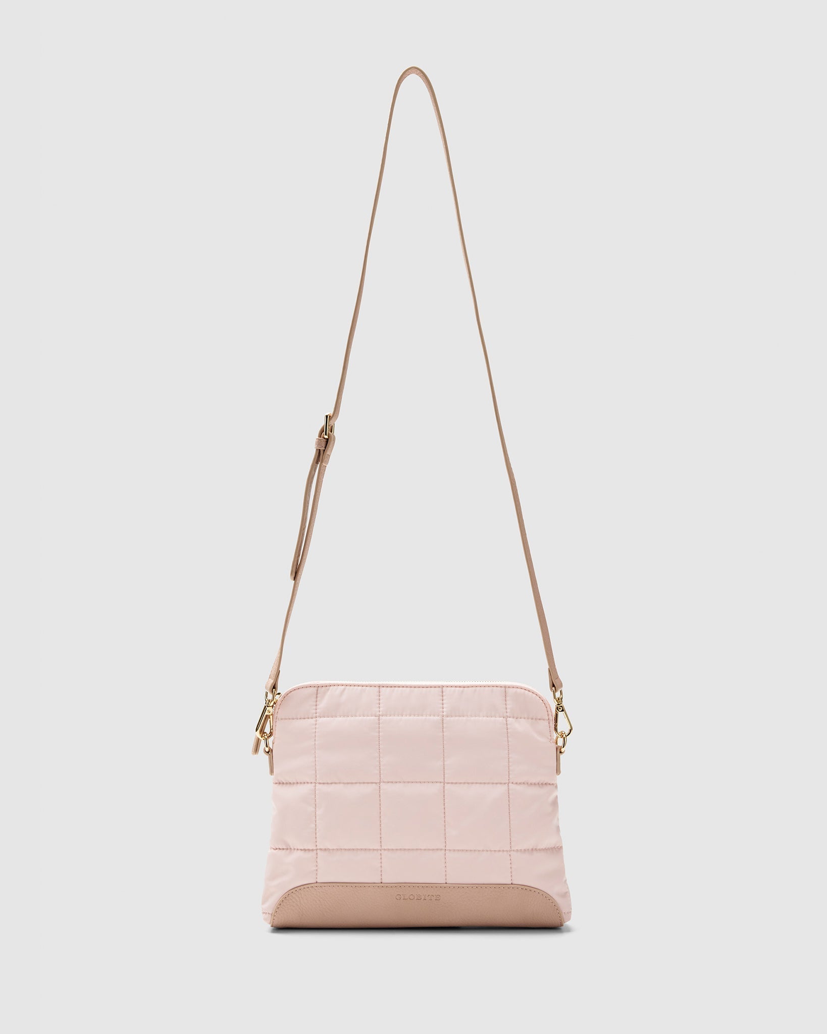 Quilted Cross Body Bag - Whisper Pink - Globite