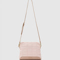 Quilted Cross Body Bag - Whisper Pink - Globite