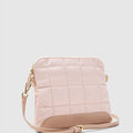 Quilted Cross Body Bag - Whisper Pink - Globite