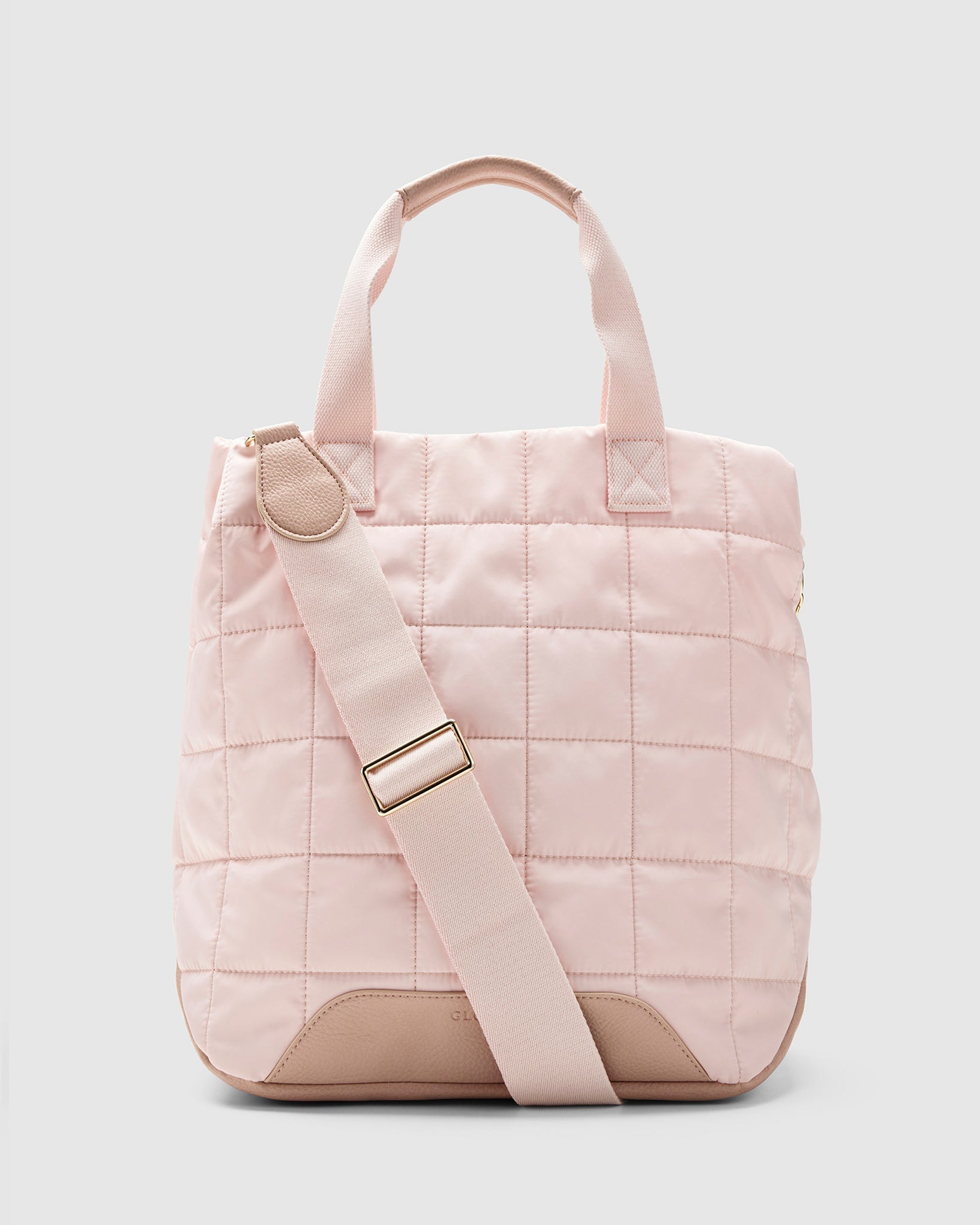 Quilted Tote Bag - Whisper Pink - Globite