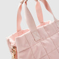 Quilted Tote Bag - Whisper Pink - Globite