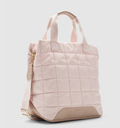 Quilted Tote Bag - Whisper Pink - Globite